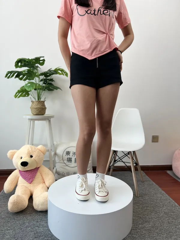 三禾摄影 No.037 休闲短裤 棉袜 帆布鞋 - 三禾摄影